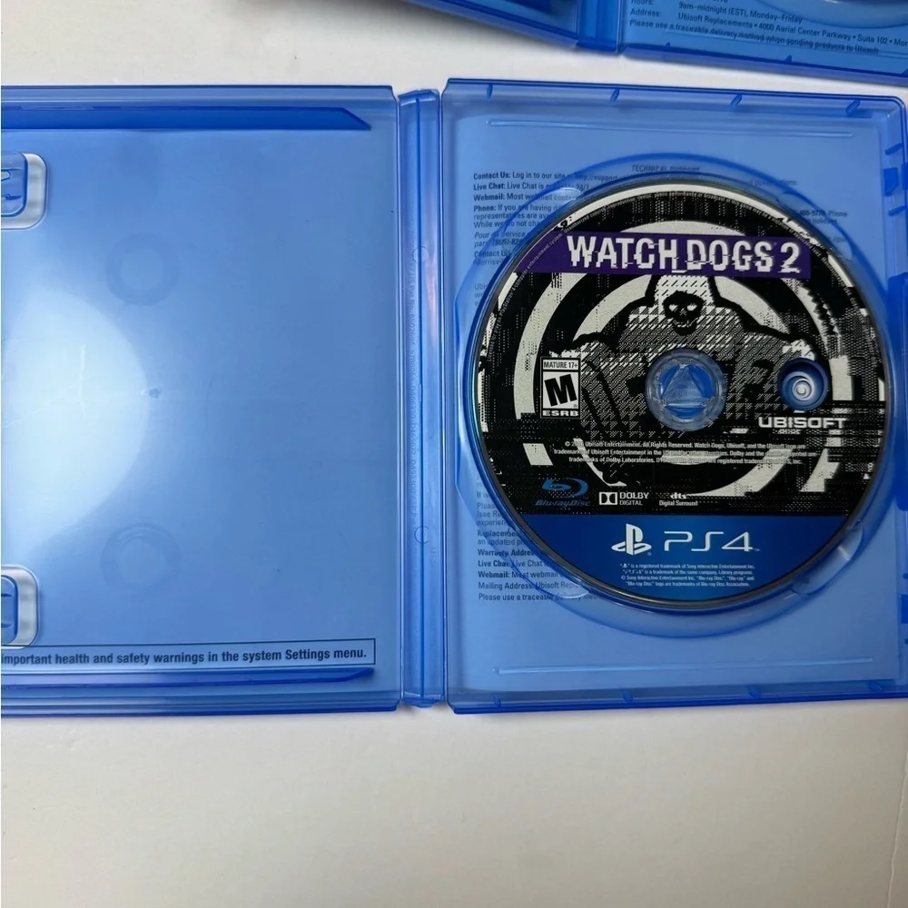 Watch Dogs & Watch Dogs 2 PS4 Games